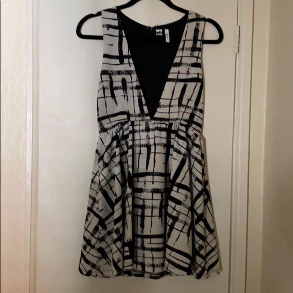 Free Press black and white dress